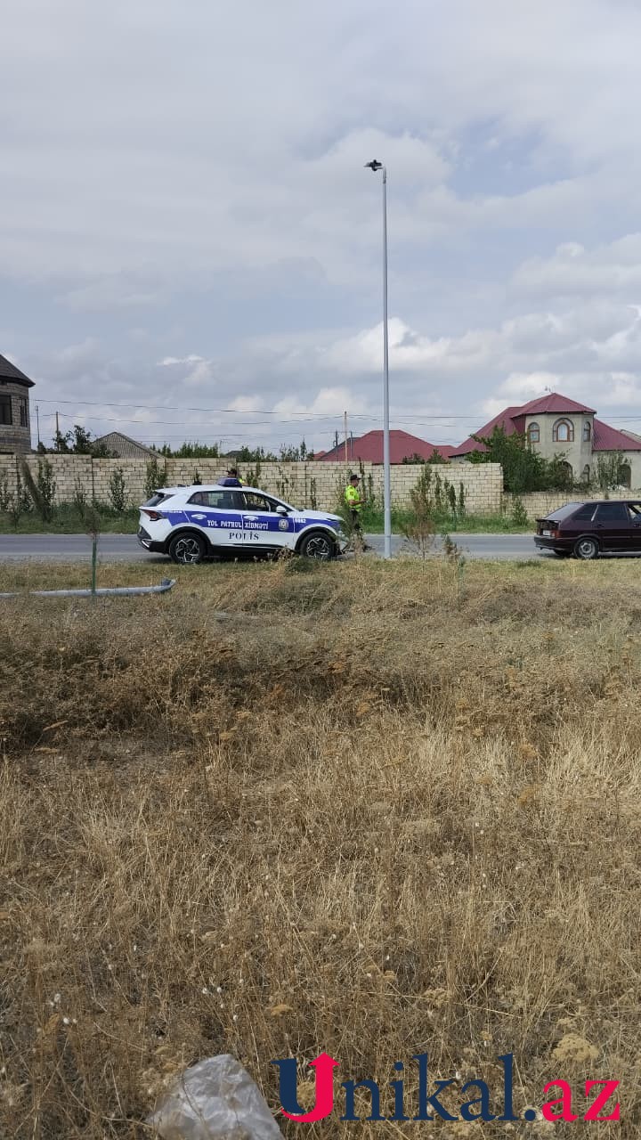 Qubada  "Mercedes" aşdı - FOTO